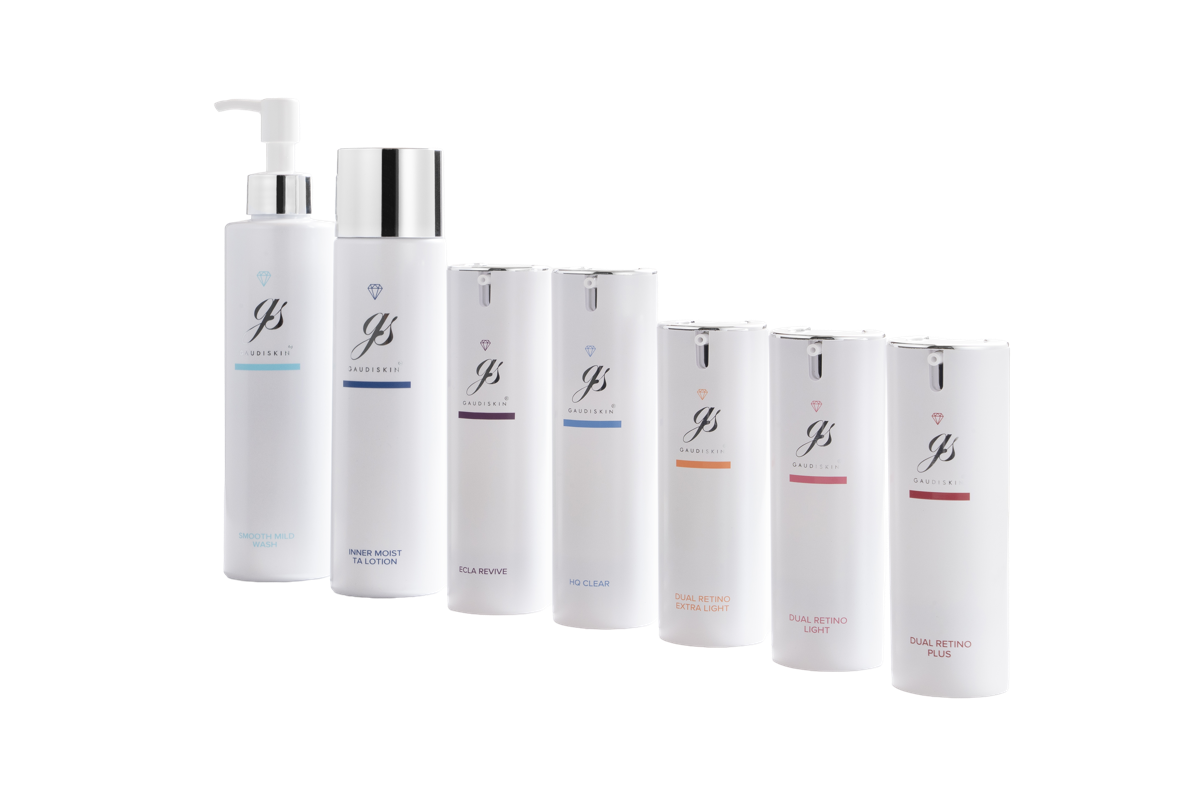 GAUDISKIN製品の集合写真