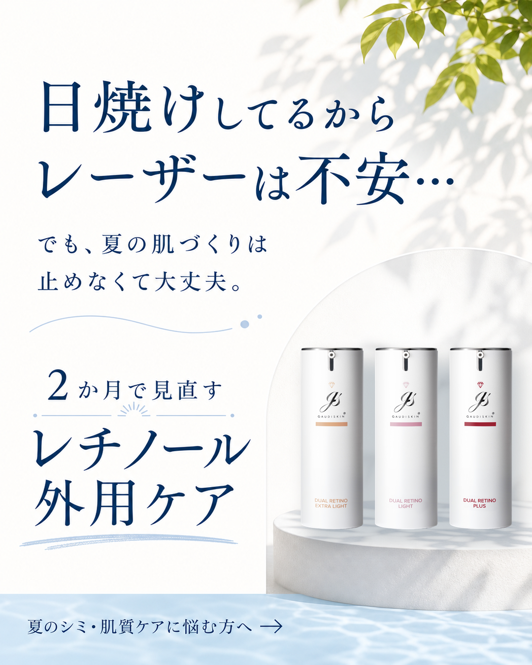 2か月で見直すレチノール外用ケアの案内